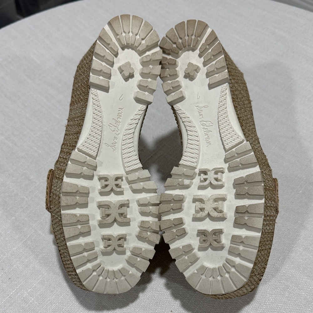 Sam Edelman Olive Woven Slide Sandals with Pearlized Buckles - Picture 6 of 8
